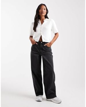 Miss Selfridge baggy Jeans - White