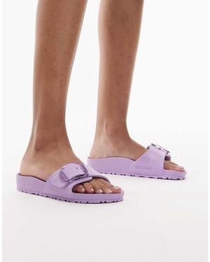 Birkenstock Madrid Big Buckle Eva Sandals - Purple