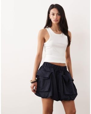 ARKET Utlility Bubble Mini Skirt - Blue