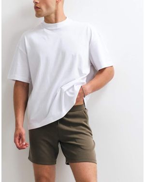 4505 Ultra Soft Modal Blend Training Shorts With Zip Pockets - White