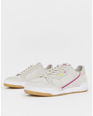 adidas Originals Continental 80's Tfl Metropolitan Circle Line Trainers In Brown
