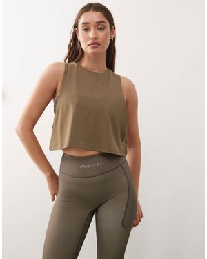 OOSC – infinite – cropped tanktop - Grün