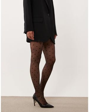 ASOS Collants à pois s - Noir