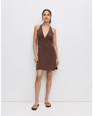 Pull&Bear Top Con Schiena Scoperta - Marrone