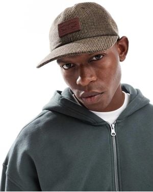 Levi's Leather Patch Logo Cord Relaxed Dad Baseball Cap - Brown