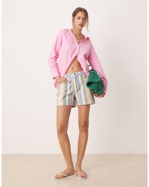Miss Selfridge Denim Short - Pink