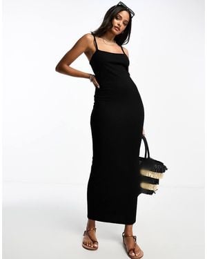 New Look Second Skin Strappy Midaxi Dress - Black