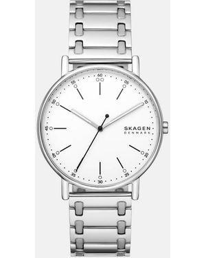 Skagen Signatur Three-Hand, Stainless Steel Watch - White