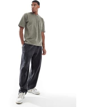 Pull&Bear Washed Wide Leg sweatpants - Gray