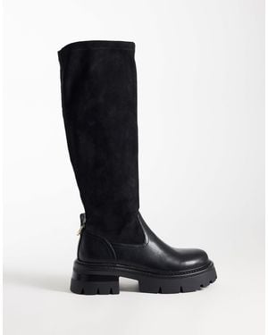 SIMMI Simmi London Wide Fit Clive Chunky Knee Boots - Black