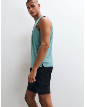 4505 Icon Active Quick Dry Base Layer Training Half Tight With Phone Pocket - Blue