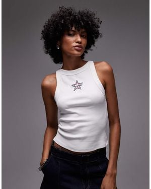 Tommy Hilfiger Star Logo Tank Top - Black