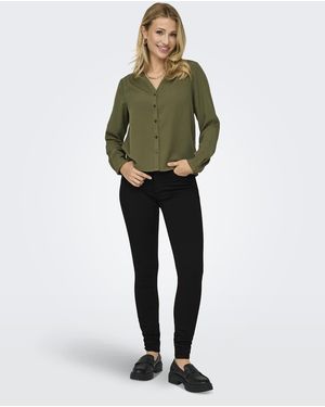 ONLY Jeans Skinny Neri - Verde