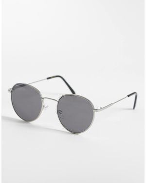 SELECTED – runde sonnenbrille - Mettallic