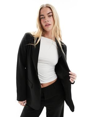Vila Mix And Match Loose Fit Blazer Co-ord - Black