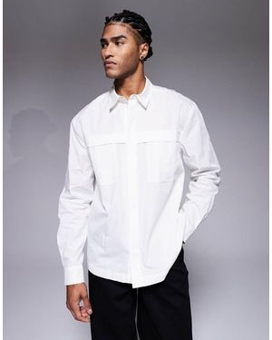 ASOS Ruimvallend Overhemd - Wit