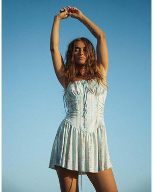 Wild Lovers Milkshake Mini Beach Dress - Natural