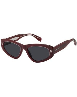 Marc Jacobs Marc Jac Sun Cat Eye Sunglasses With Lenses - Brown
