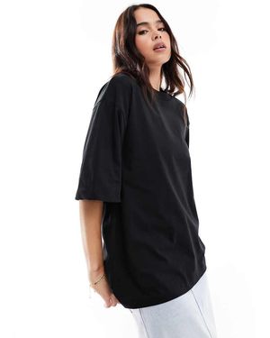 Object Camiseta Negra Extragrande De - Negro