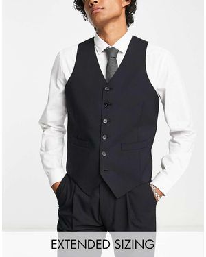 Noak Gilet Da Abito Premium Slim - Nero