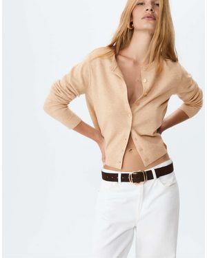 Stradivarius – strickjacke - Weiß