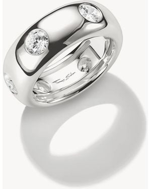 Thomas Sabo – farbener ring mit weißen schmucksteinen