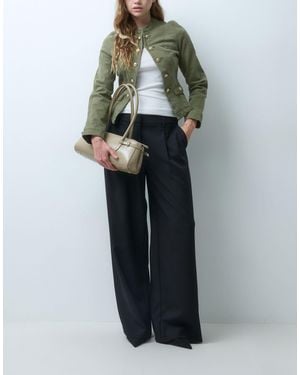 ASOS Pantalon barrel ajusté à arche - Noir