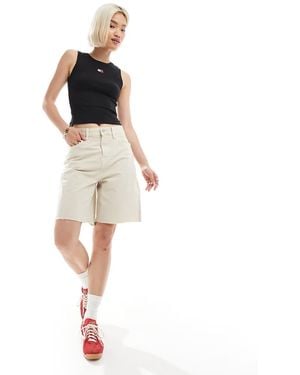 Tommy Hilfiger Relaxed Bermuda Denim Shorts - White