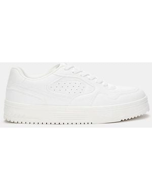 Pull&Bear Sneakers Basic Casual Bianche - Neutro