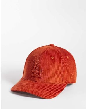 KTZ La Dodgers 9Forty Gorra De Pana Tonal En - Rojo