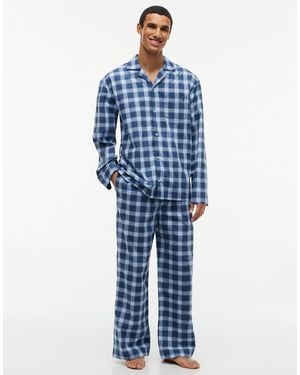 Tommy Hilfiger Th original print gewebtes pyjama-set - Blau