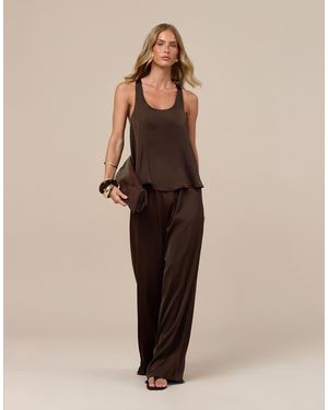 Wanderdoll Leni Pantaloni Dritti - Neutro