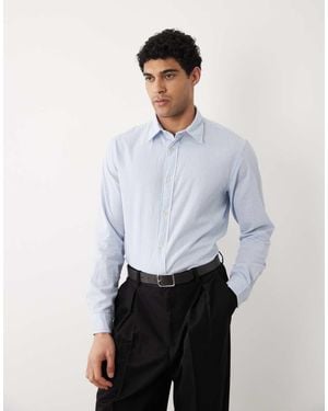 Jack & Jones Premium Seersucker Striped Shirt - White