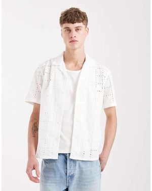 Levi's Sunset Short Sleeve Camp Shirt - White