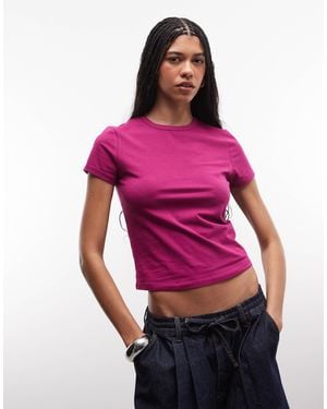 Collusion – knapp geschnittenes t-shirt - Rot