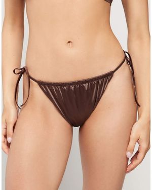 Tezenis Brasilian Shiny Glam Blu - Natural
