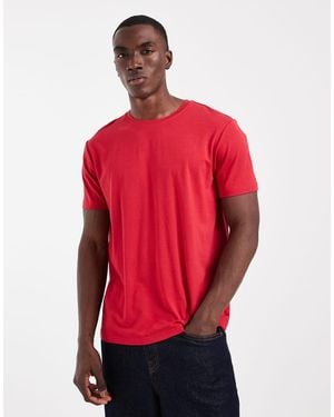 Panos Emporio Bamboo Cotton Crew Tee - Red