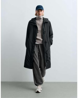 Oysho Fellex Aerogel Padded Jacket With Toggles - Black