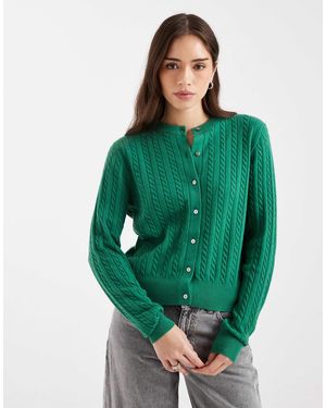 Levi's – superweiche strickjacke - Grün