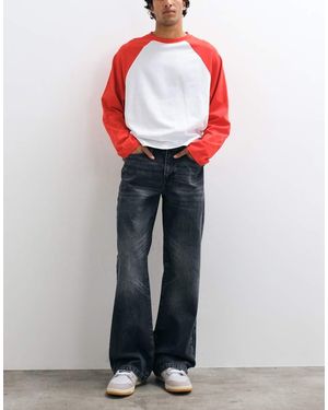 ASOS Vaqueros Flare Anchos Grises