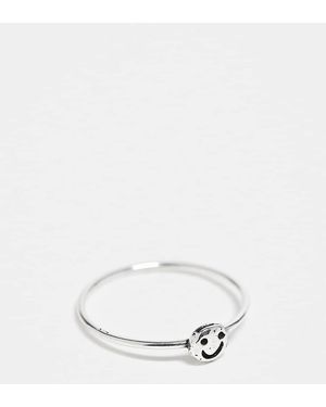Kingsley Ryan Smile Band Ring - White