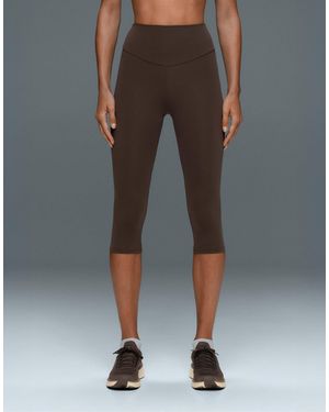 Oysho Comfortlux legging capri taille haute 40 cm - Marron