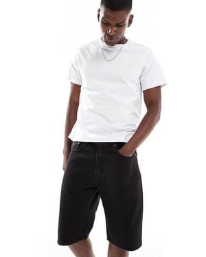 Levi's 469 Loose Fit 12inch Denim Shorts - White
