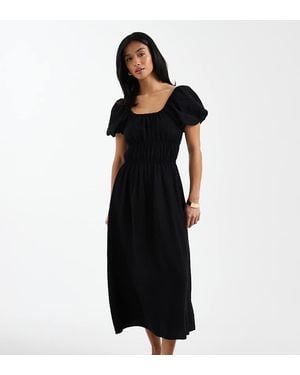 New Look Milk Maid Midi Dress - Black