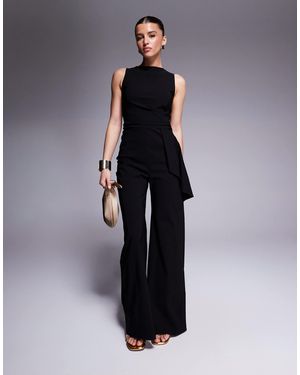 Vesper – jumpsuit aus bengaline - Blau