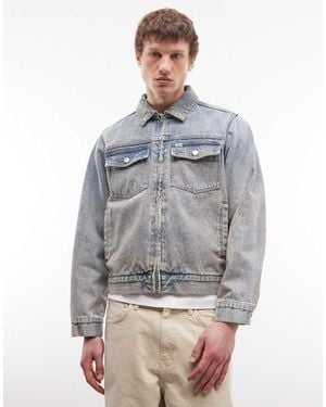 Obey Base Denim Trucker Jacket - Grey