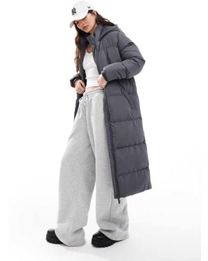 French Connection Premium Maxi Puffer Coat - Blue