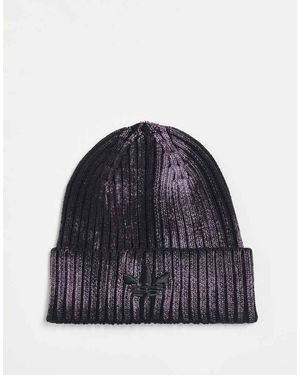 adidas Originals Beanie With Ribbed Detail - Blue