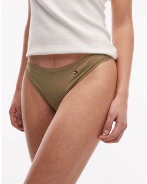 Tommy Hilfiger Microfibre Essentials Thong - Green