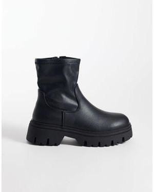 SEQWL Twirl chunky sock boots - Blau
